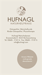 Mobile Screenshot of hufnagl.com